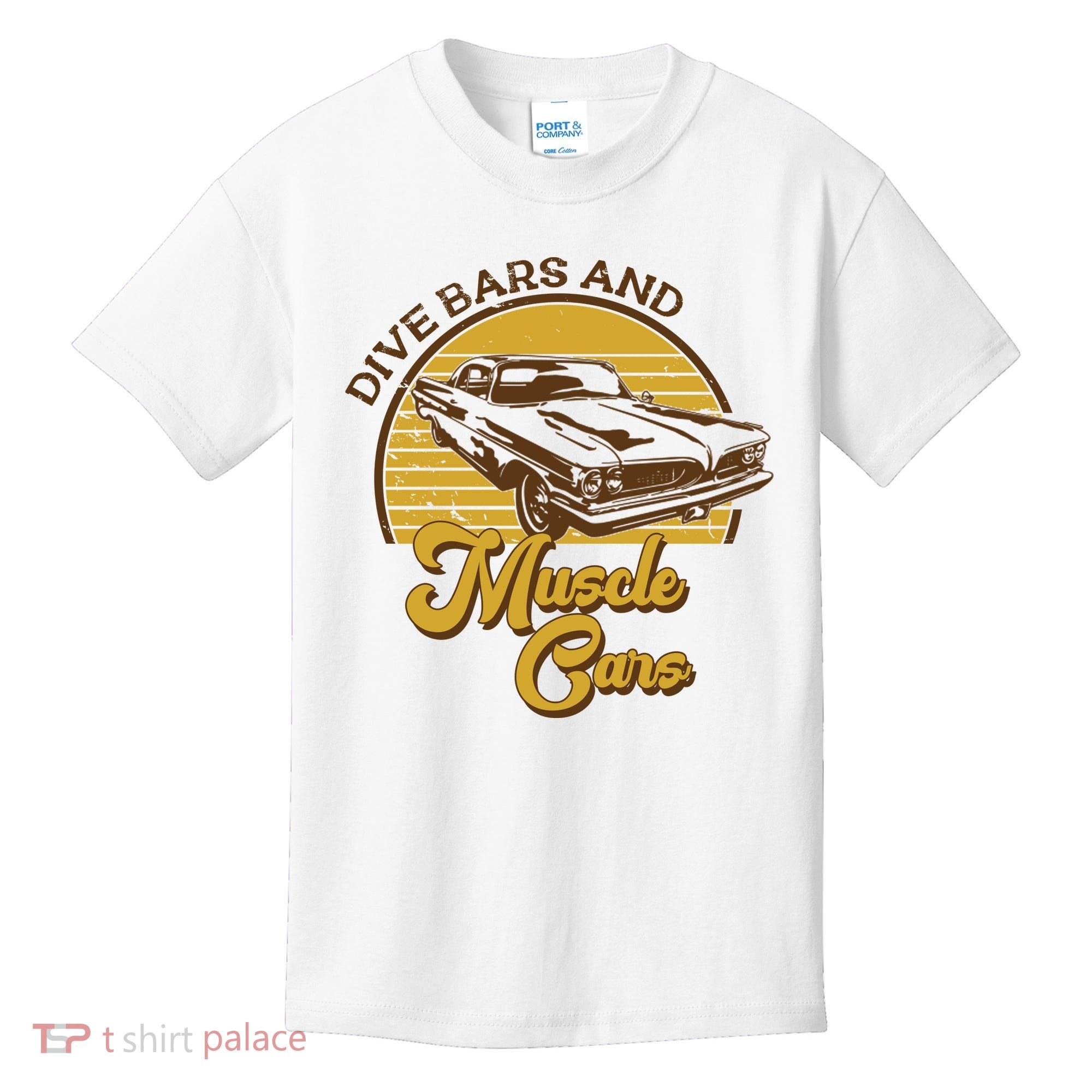 Drive Bars And Muscle Cars Kids T-Shirt