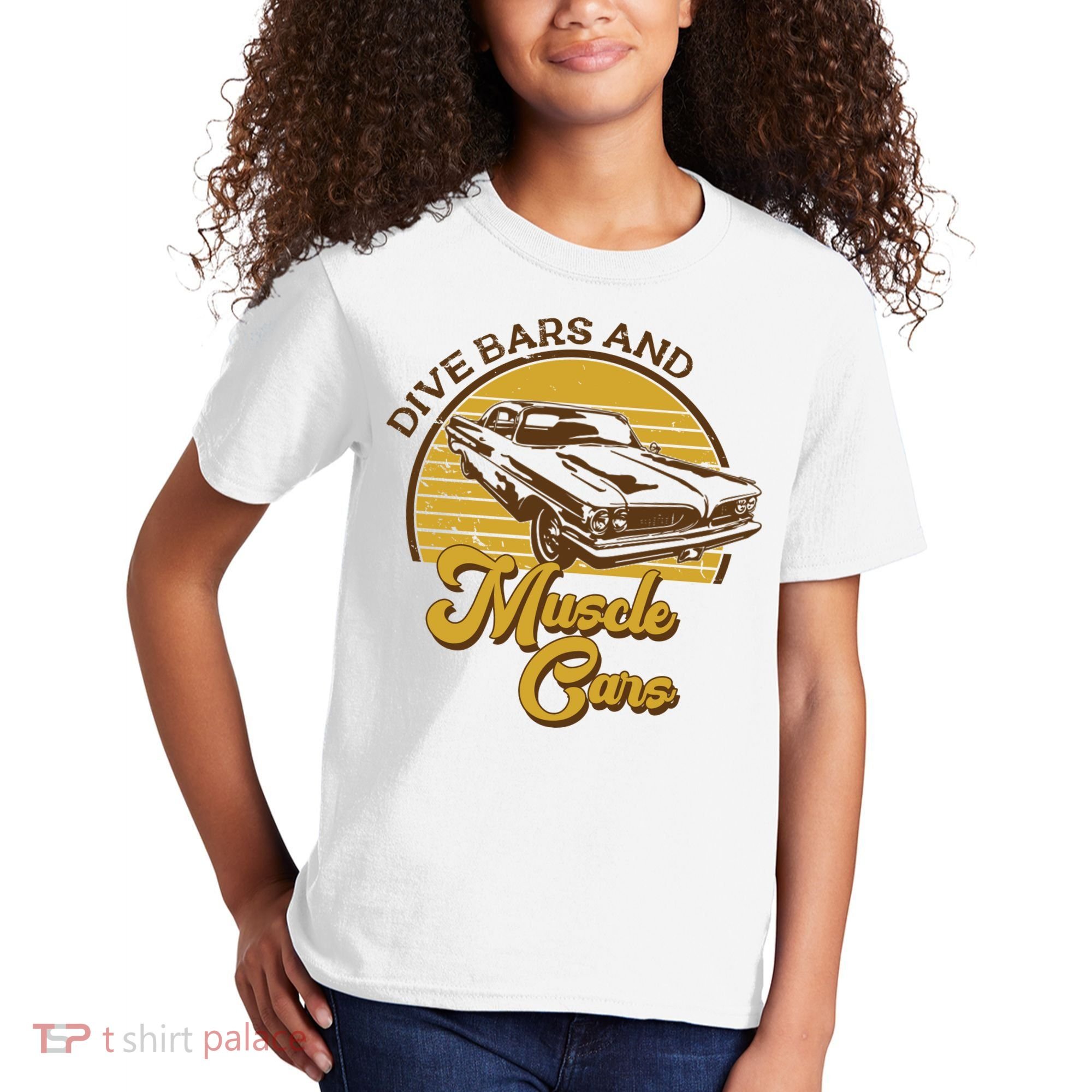 Drive Bars And Muscle Cars Kids T-Shirt
