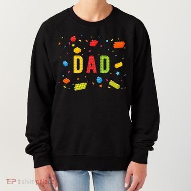 Dad Building Blocks Birthday Women's Sweatshirt