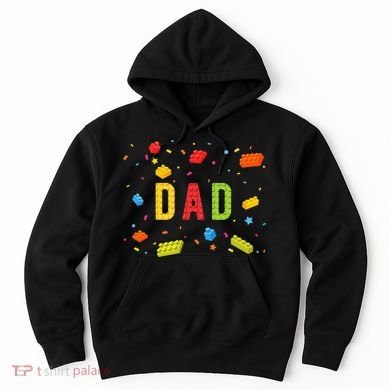 Dad Building Blocks Birthday Hoodie