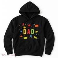 Dad Building Blocks Birthday Hoodie thumb 0