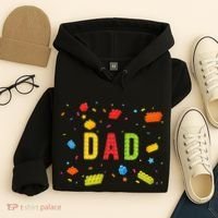 Dad Building Blocks Birthday Hoodie thumb 4