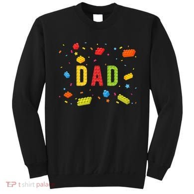 Dad Building Blocks Birthday Sweatshirt
