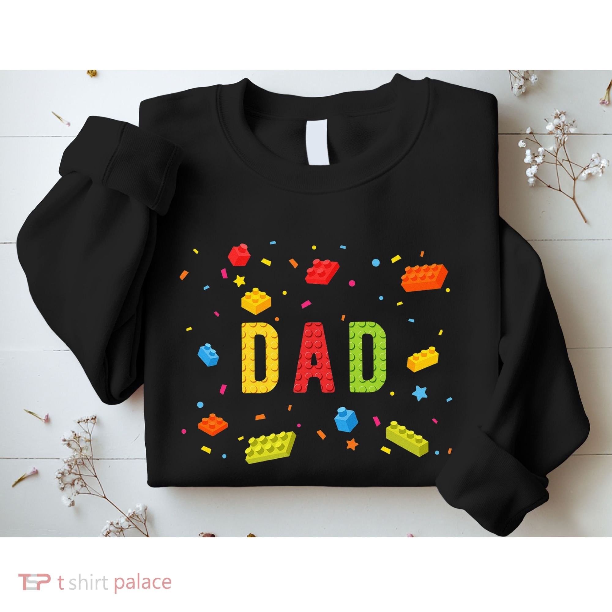 Dad Building Blocks Birthday Sweatshirt