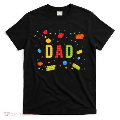 Dad Building Blocks Birthday T-Shirt