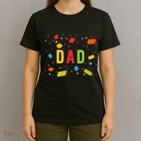 Dad Building Blocks Birthday T-Shirt thumb 4