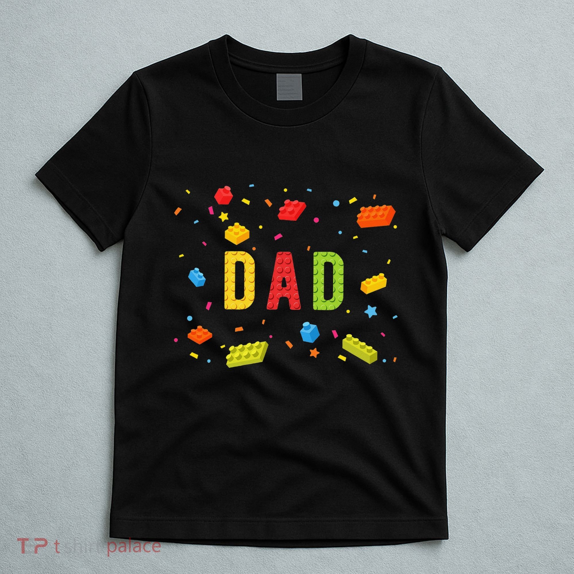 Dad Building Blocks Birthday T-Shirt