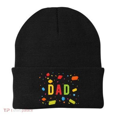 Dad Building Blocks Birthday Beanie