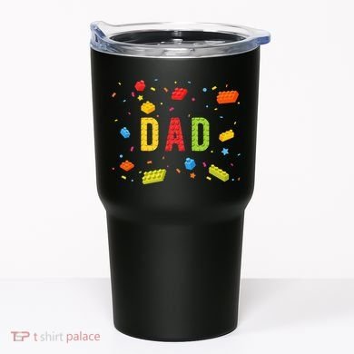 Dad Building Blocks Birthday Tumbler