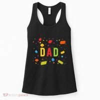 Dad Building Blocks Birthday Women's Tank Top thumb 0