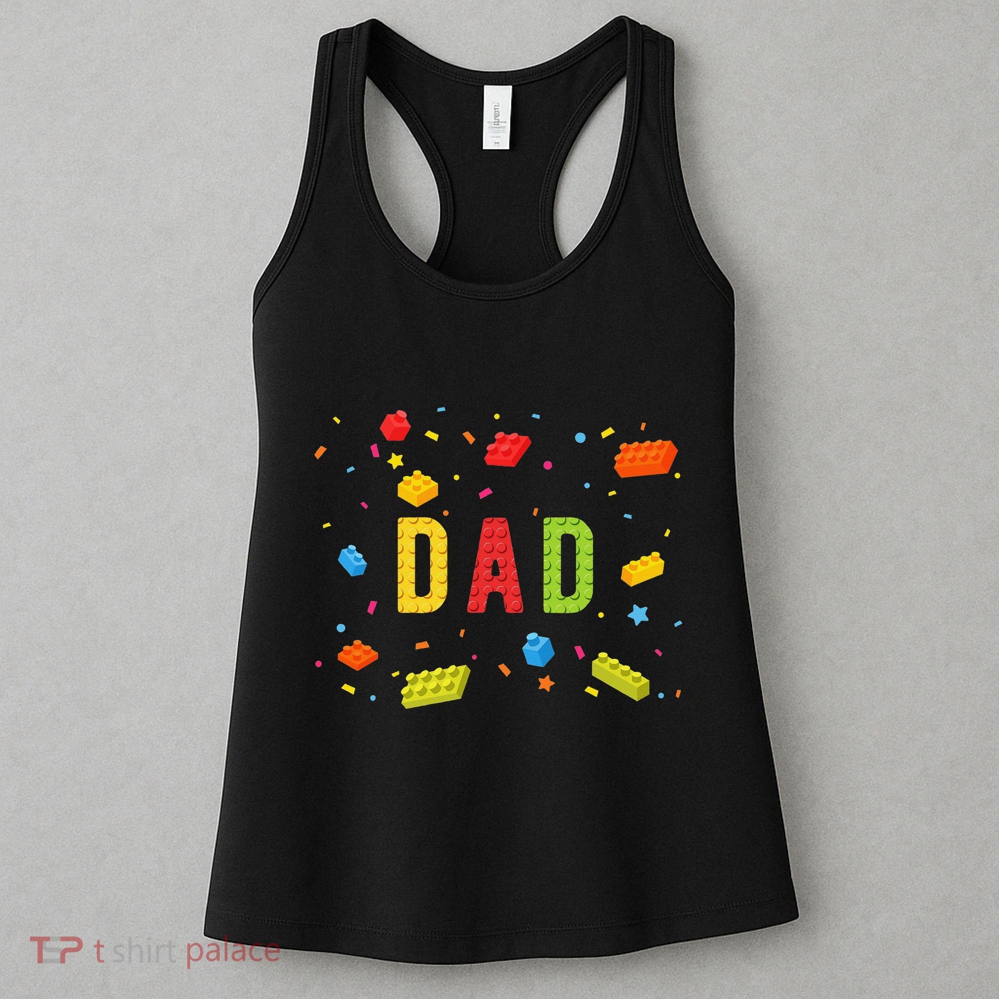 Dad Building Blocks Birthday Women's Tank Top