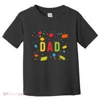 Dad Building Blocks Birthday Toddler T-Shirt thumb 0