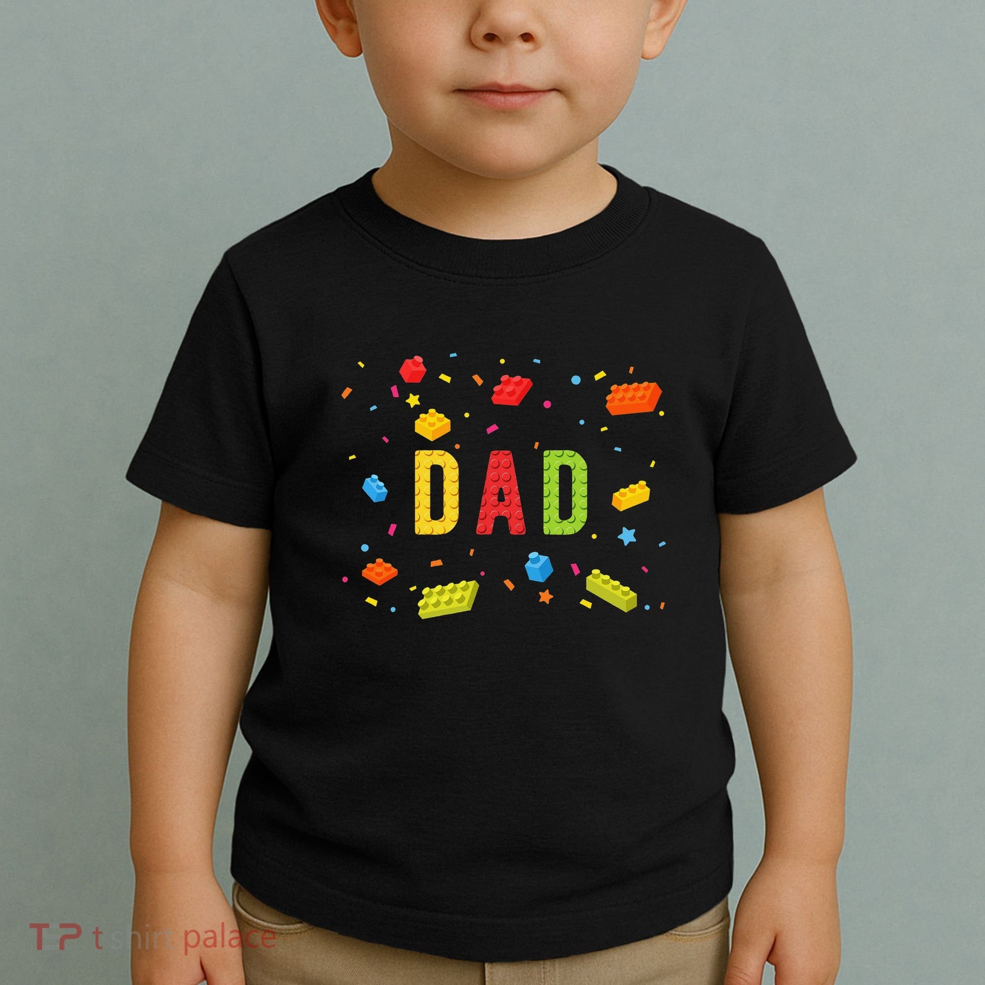 Dad Building Blocks Birthday Toddler T-Shirt