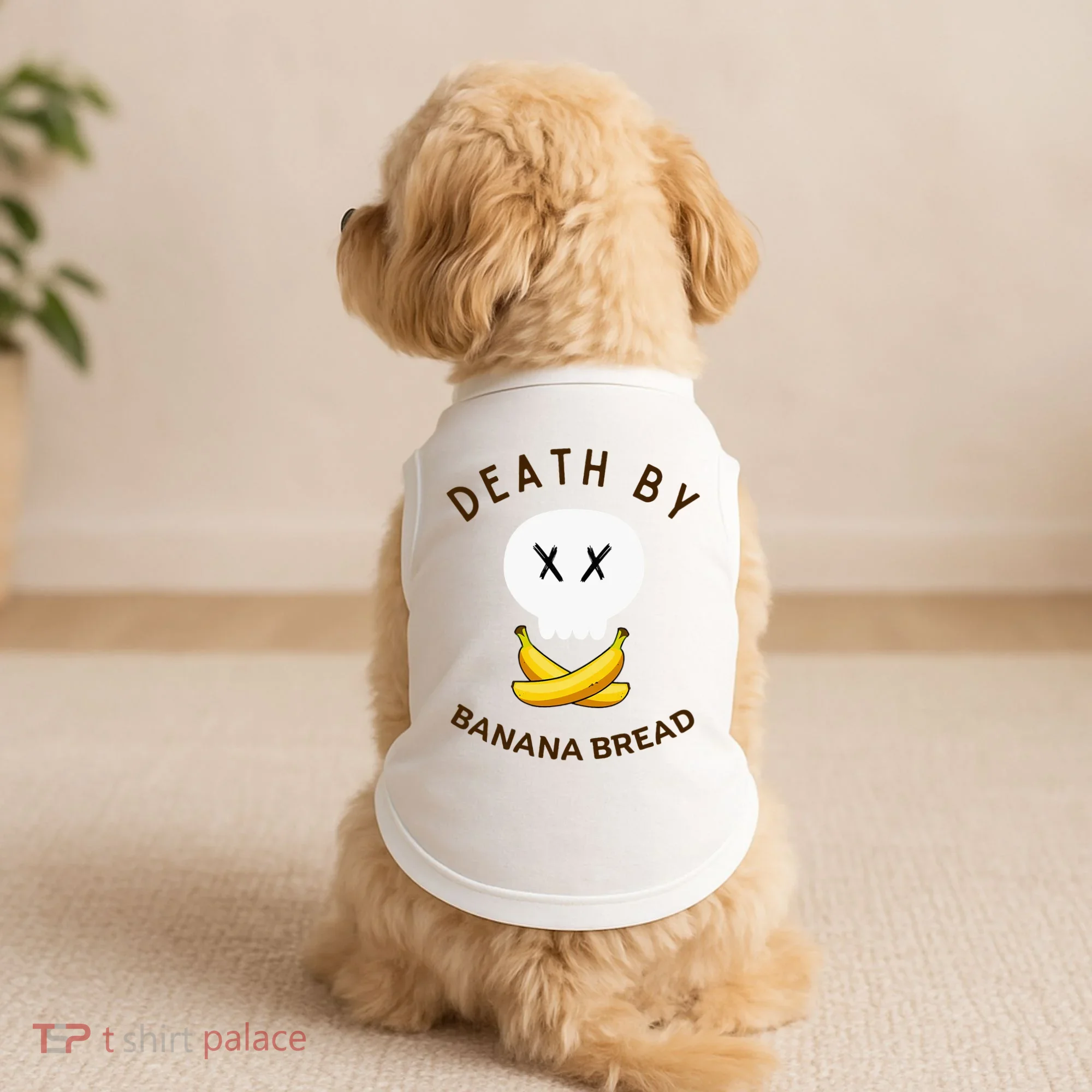 Death By Banana Bread Doggie Tank