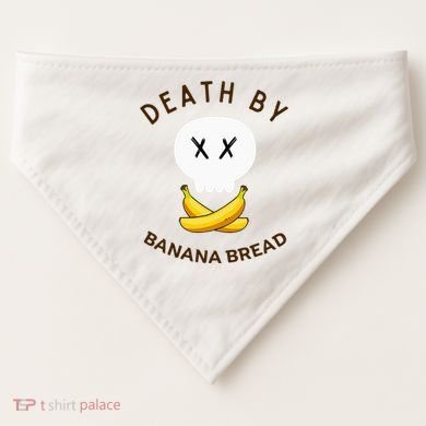 Death By Banana Bread USA-Made Doggie Bandana