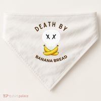 Death By Banana Bread USA-Made Doggie Bandana thumb 0