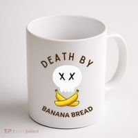 Death By Banana Bread Coffee Mug thumb 1