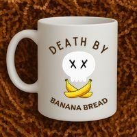 Death By Banana Bread Coffee Mug thumb 2