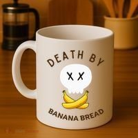 Death By Banana Bread Coffee Mug thumb 4