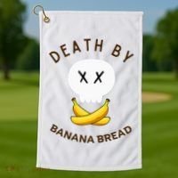 Death By Banana Bread Golf Towel thumb 1