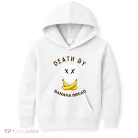 Death By Banana Bread Kids Hoodie thumb 0