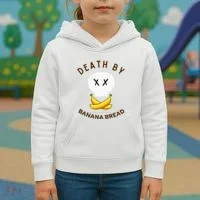 Death By Banana Bread Kids Hoodie thumb 3
