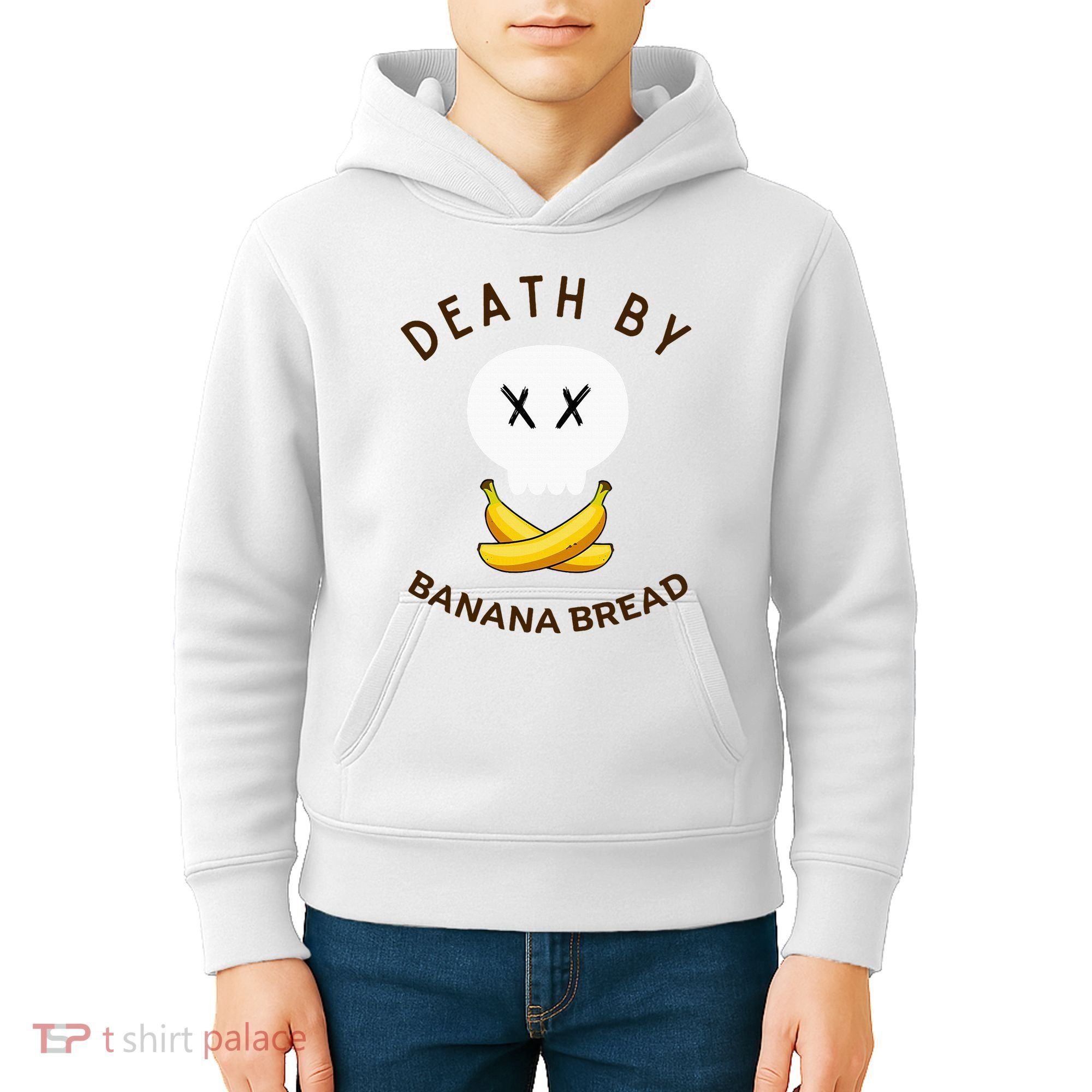 Death By Banana Bread Kids Hoodie