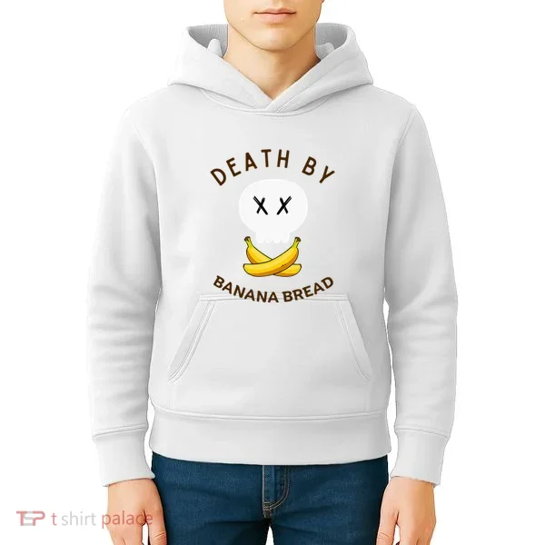 Death By Banana Bread Kids Hoodie