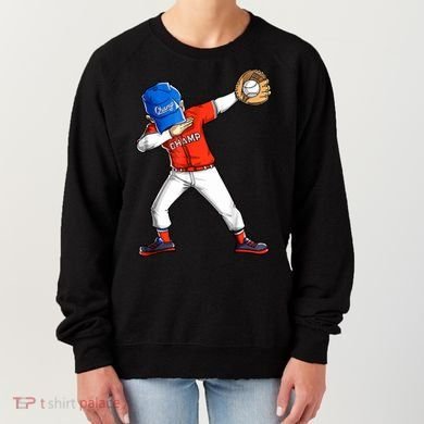 Dabbing Baseball Boys Catcher Pitcher Baseball Women's Sweatshirt