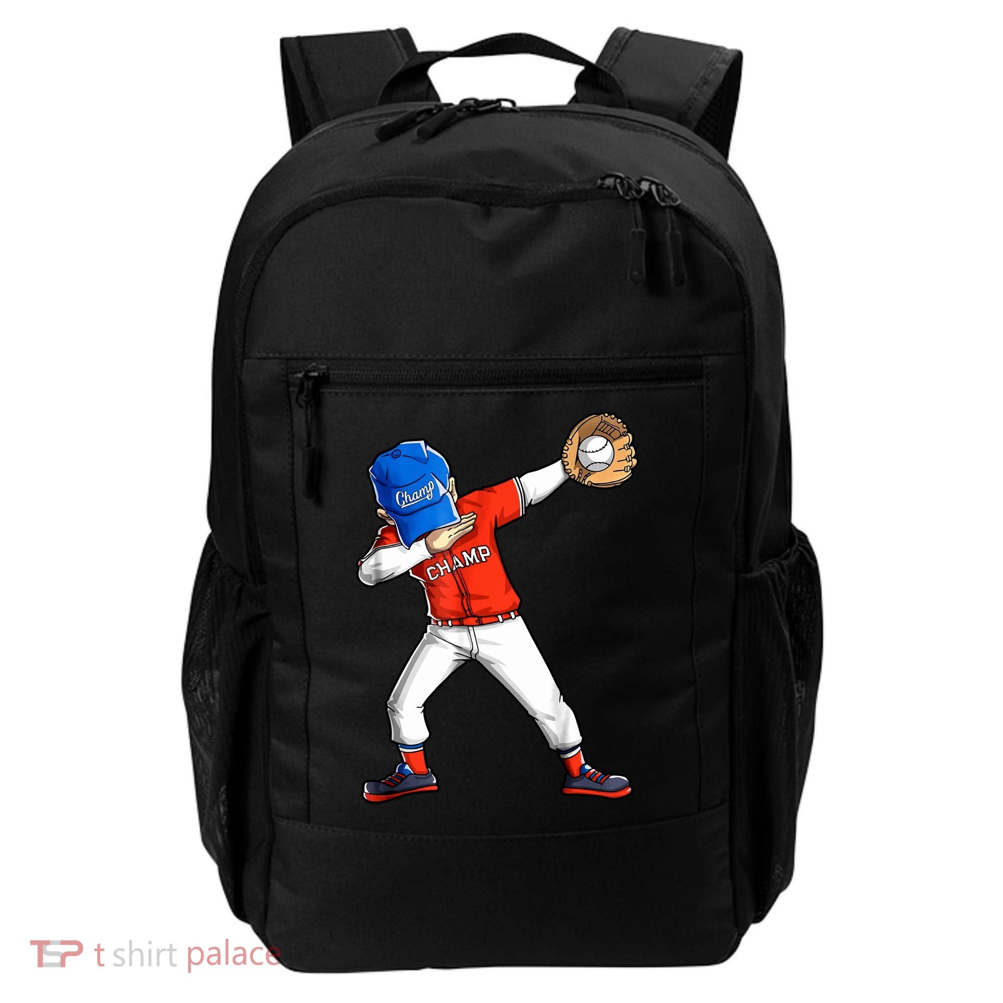 Dabbing Baseball Boys Catcher Pitcher Baseball Backpack