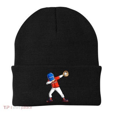 Dabbing Baseball Boys Catcher Pitcher Baseball Beanie