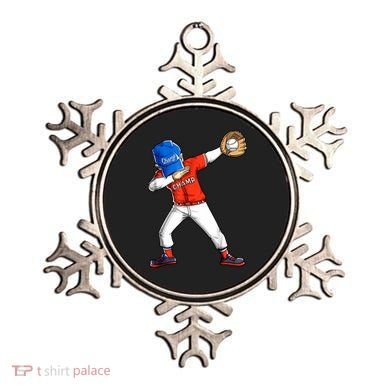Dabbing Baseball Boys Catcher Pitcher Baseball Ornament