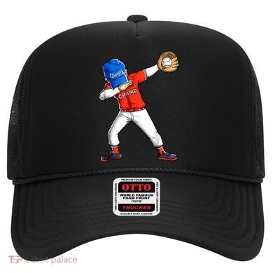 Dabbing Baseball Boys Catcher Pitcher Baseball Hat