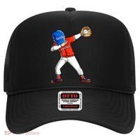 Dabbing Baseball Boys Catcher Pitcher Baseball Hat thumb 0