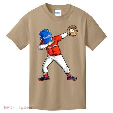 Dabbing Baseball Boys Catcher Pitcher Baseball Kids T-Shirt