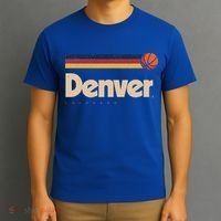 Denver Basketball BBall City Colorado Retro Denver T-Shirt thumb 3