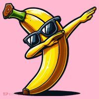 Dabbing Banana Boy Banana Coaster thumb 2