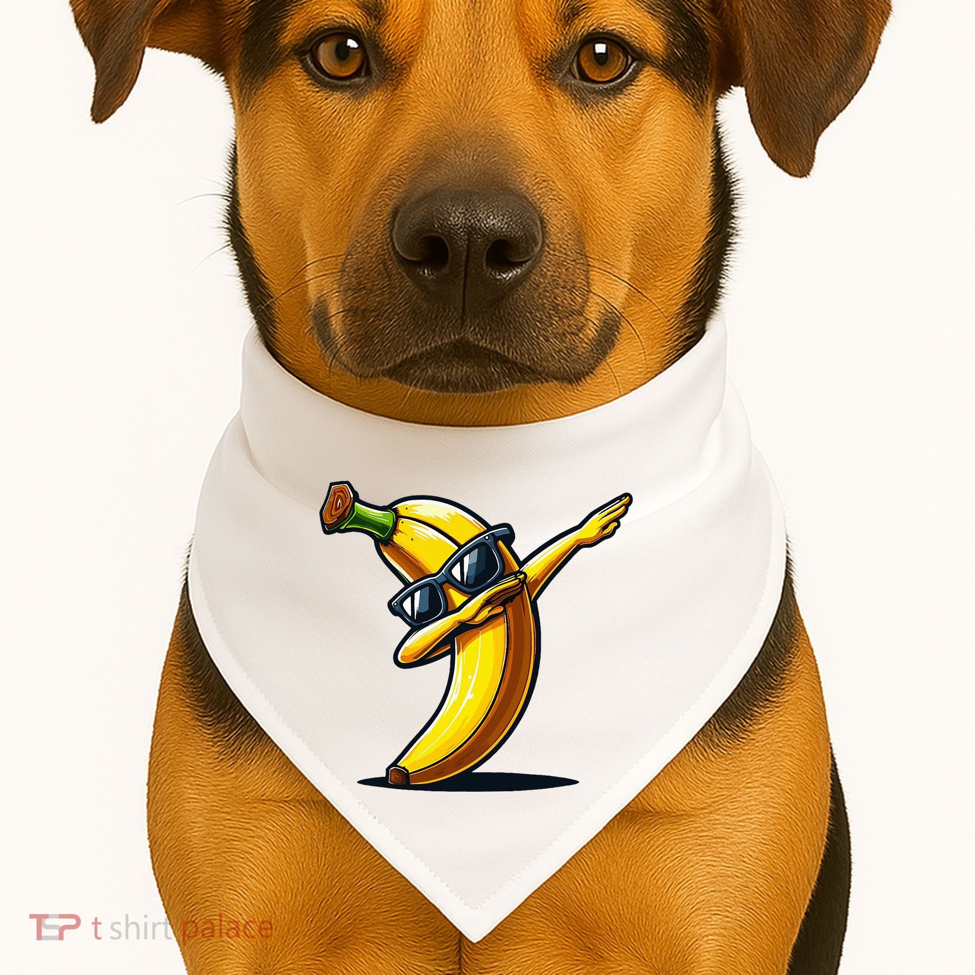 Dabbing Banana Boy Banana USA-Made Doggie Bandana