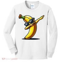 Dabbing Banana Boy Banana Kids Long Sleeve Shirt thumb 0