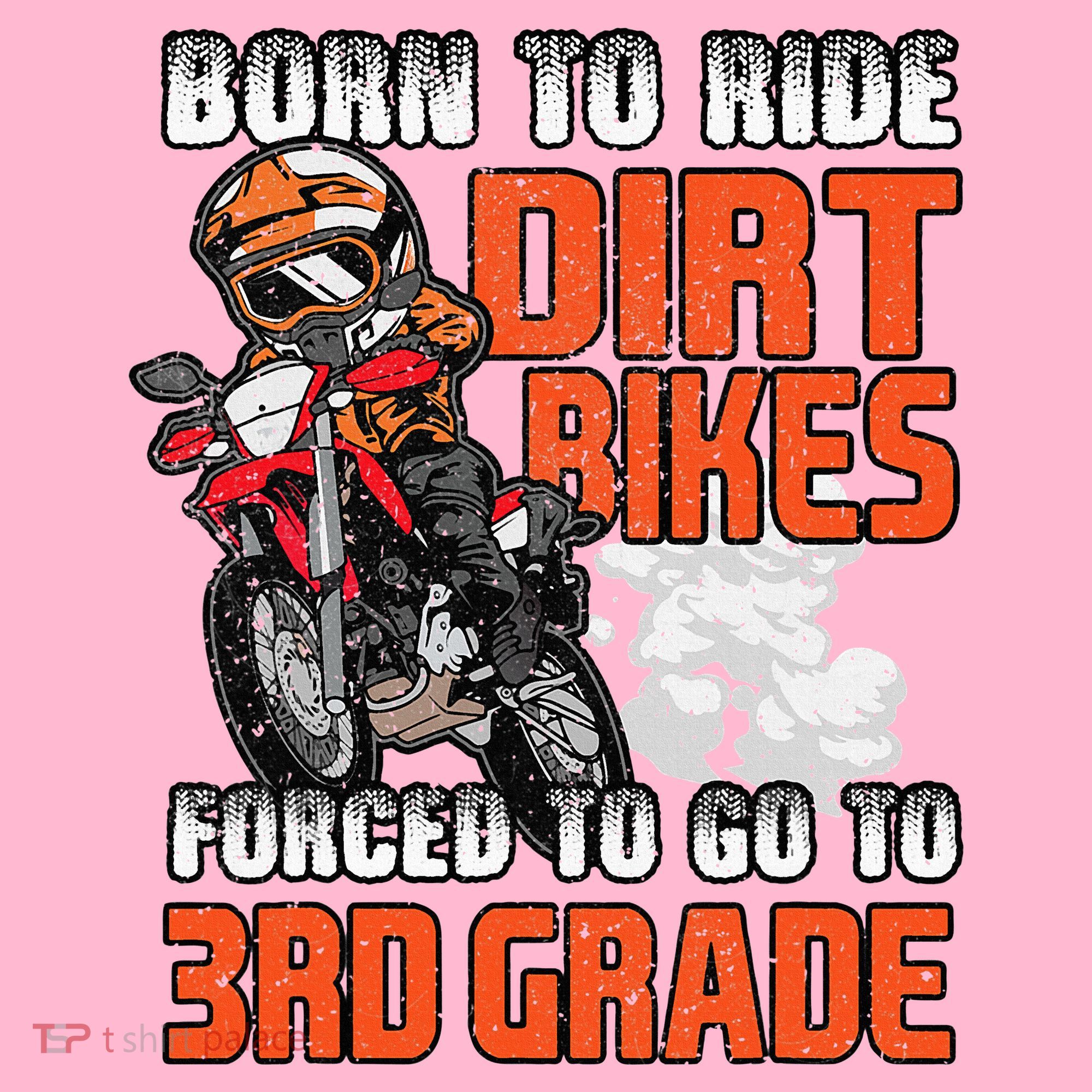 Dirt Bike Biker Back To School Biking 3rd Grade Student Coaster