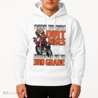 Dirt Bike Biker Back To School Biking 3rd Grade Student Hoodie thumb 2