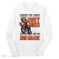 Dirt Bike Biker Back To School Biking 3rd Grade Student Long Sleeve Shirt thumb 0