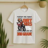 Dirt Bike Biker Back To School Biking 3rd Grade Student T-Shirt thumb 2