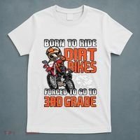 Dirt Bike Biker Back To School Biking 3rd Grade Student T-Shirt thumb 5