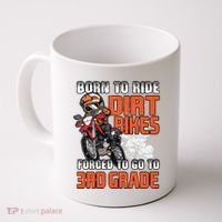 Dirt Bike Biker Back To School Biking 3rd Grade Student Coffee Mug thumb 0