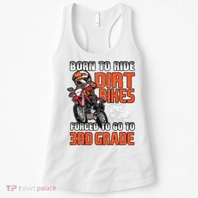 Dirt Bike Biker Back To School Biking 3rd Grade Student Women's Tank Top
