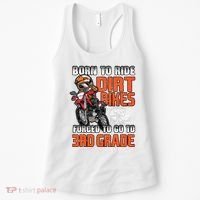 Dirt Bike Biker Back To School Biking 3rd Grade Student Women's Tank Top thumb 0