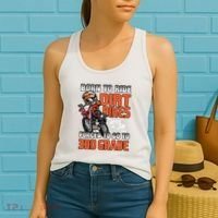 Dirt Bike Biker Back To School Biking 3rd Grade Student Women's Tank Top thumb 2