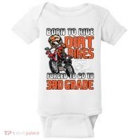 Dirt Bike Biker Back To School Biking 3rd Grade Student Baby Bodysuit thumb 0