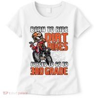 Dirt Bike Biker Back To School Biking 3rd Grade Student Women's T-Shirt thumb 0